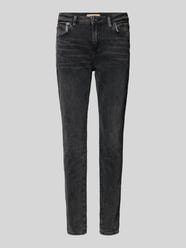 Jeansy o kroju skinny fit z kieszeniami zapinanymi na zamek błyskawiczny model ‘Bradford’ od MOS MOSH - 44