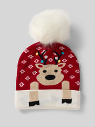Beanie met pompon van CAPELLI NEW YORK - 3