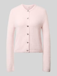 Cardigan mit Herzknöpfen von ONLY Pink - 33