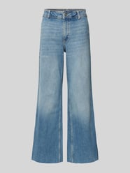 Flared Jeans mit offenem Saum Modell 'CATHERIN' von Mango Blau - 20