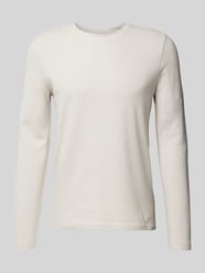 Longsleeve mit geripptem Rundhalsausschnitt von MCNEAL Grau - 2