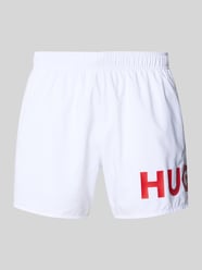 Badeshorts mit Label Print Modell 'MAKAI' von HUGO - 43