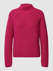 Strickpullover mit Stehkragen von Marc O'Polo Pink - 16