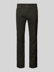 Regular fit stoffen broek in 5-pocketmodel, model 'Cordoba' van bugatti Groen - 17