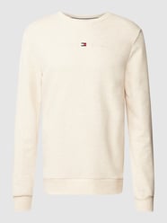 Sweatshirt mit Label-Stitching Modell 'TRACK' von Tommy Hilfiger Beige - 35