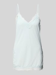 Top o kroju regular fit z obszyciem koronką od Gina Tricot - 26