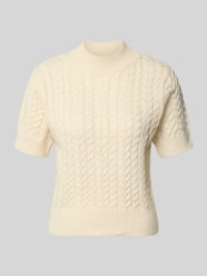 Pullover mit kurzem Ärmel-Strickdesign von MANGO - 39