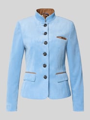 Żakiet z fakturowanym wzorem od WHITE LABEL - 5