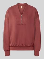 Relaxed Fit Sweatshirt aus Modal-Mix Modell 'BANU' von Soyaconcept Bordeaux - 32