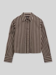 blouse met lange mouwen met overhemdkraag van s.Oliver BLACK LABEL - 41