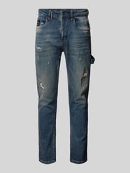 Comfort Fit Jeans im Destroyed-Look Modell 'Jolando' von ELIAS RUMELIS Blau - 40