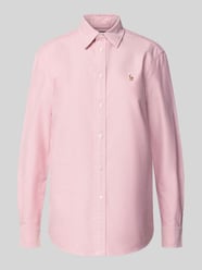 Hemdbluse mit Knopfleiste von Polo Ralph Lauren Pink - 32