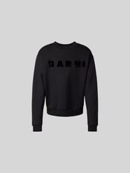 Sweatshirt mit Label-Detail von Marni Schwarz - 9