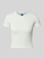 Slim Fit cropped T-Shirt aus Baumwoll-Mix Modell 'BABY TEE_B' von HUGO Blue - 39