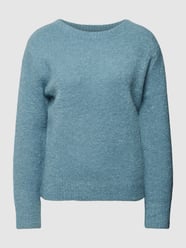 Strickpullover mit Strukturmuster von Marc O'Polo Blau - 17