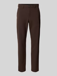 Slim fit chino met viscose, model '175' van SELECTED HOMME - 8