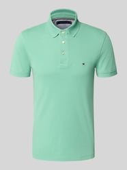 Slim fit poloshirt van een mix van katoen en elastaan van Tommy Hilfiger - 27