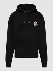 Hoodie mit Label-Print Modell 'SHIFT' von Vertere Grau / Schwarz - 16