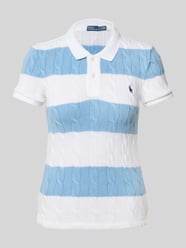 Strickshirt mit Polokragen und Label-Stitching von Polo Ralph Lauren - 42