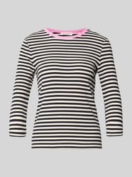 T-shirt w paski z rękawem 3/4 od Christian Berg Woman - 7