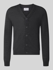 Regular Fit Strickjacke aus reiner Wolle von Jake*s Studio Men - 38