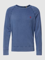 Sweatshirt mit Brand-Stitching von Polo Ralph Lauren Blau / Türkis - 34