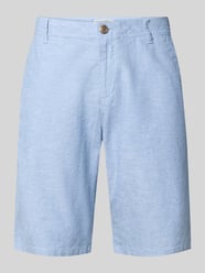 Regular Fit Leinenshorts aus Leinen-Baumwoll-Mix von Tom Tailor - 44
