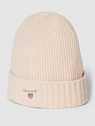 Beanie mit Label-Stitching Modell 'LINED' von Gant - 23