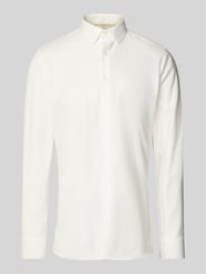 Koszula biznesowa o kroju super slim fit z diagonalu od OLYMP No. Six - 29
