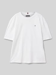 T-Shirt mit Logo-Stitching von Tommy Hilfiger Teens Weiß - 27