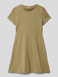 Kleid mit Rundhalsausschnitt Modell 'STELLA' von Only Grün - 43