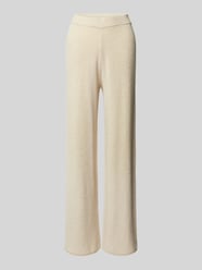 Straight Leg Stoffhose mit Strukturmuster von Jake*s Studio Woman Beige - 38