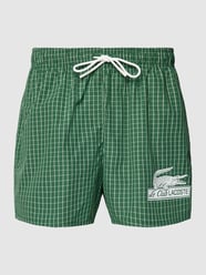 Badehose mit Allover-Muster von Lacoste Grün - 5