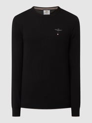 Pullover aus Wolle von Aeronautica Militare Schwarz - 22