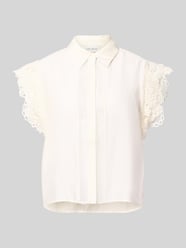 Top bluzkowy z mieszanka lyocellu z koronka model 'MOLLY' od Cph Muse - 3