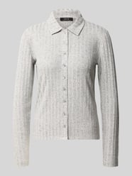 bluzka z długim rękawem o kroju slim fit z mieszanki wiskozy model 'Sitami' od OPUS - 19