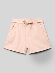 Bermudas mit Bindegürtel und Label-Detail von Guess Pink - 13