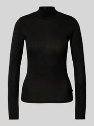 Longsleeve mit Stehkragen von QS Schwarz - 23