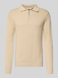 sweter z dzianiny w kroju regular fit z bawełny model 'DANE' od Selected - 40