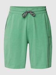 Sweatshorts mit Label-Print von JOOP! Collection Grün - 31