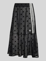 Przezroczysta spódnica midi w grochy od adidas Originals - 42