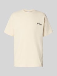 T-Shirt mit Label-Stitching Modell 'Diaz' von Les Deux Beige - 27