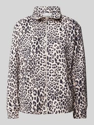 Sweatjacke mit Animal-Print von Christian Berg Woman Beige - 12