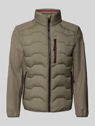 Regular Fit Funktionsjacke mit Steppnähten von Tom Tailor Grün - 35