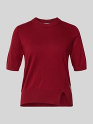 Strickshirt mit Rundhalsausschnitt von Liu Jo White - 7