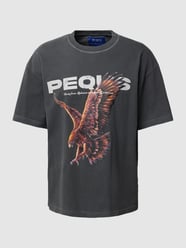 T-Shirt mit Motiv-Print Modell 'Eagle' von PEQUS - 10