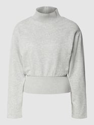 Sweatshirt mit Stehkragen Modell 'Karina' von Gina Tricot Grau - 36