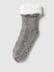 Socken mit rutschfesten Noppen von CAPELLI NEW YORK Grau - 12