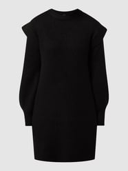 Strickkleid mit Alpaka-Anteil Modell 'Balira' von YAS Grau / Schwarz - 40