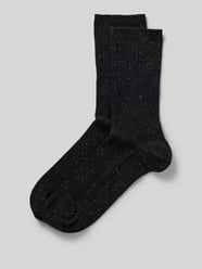 Socken mit Rippenstruktur Modell 'CLAUDINE' von Marc O'Polo Schwarz - 29